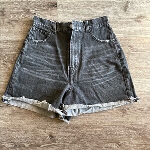 Moussy Charcoal Jean Shorts